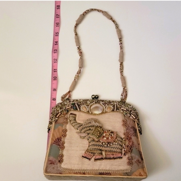 Mary Frances Vintage Beaded Elephant Purse - Picture 9 of 11